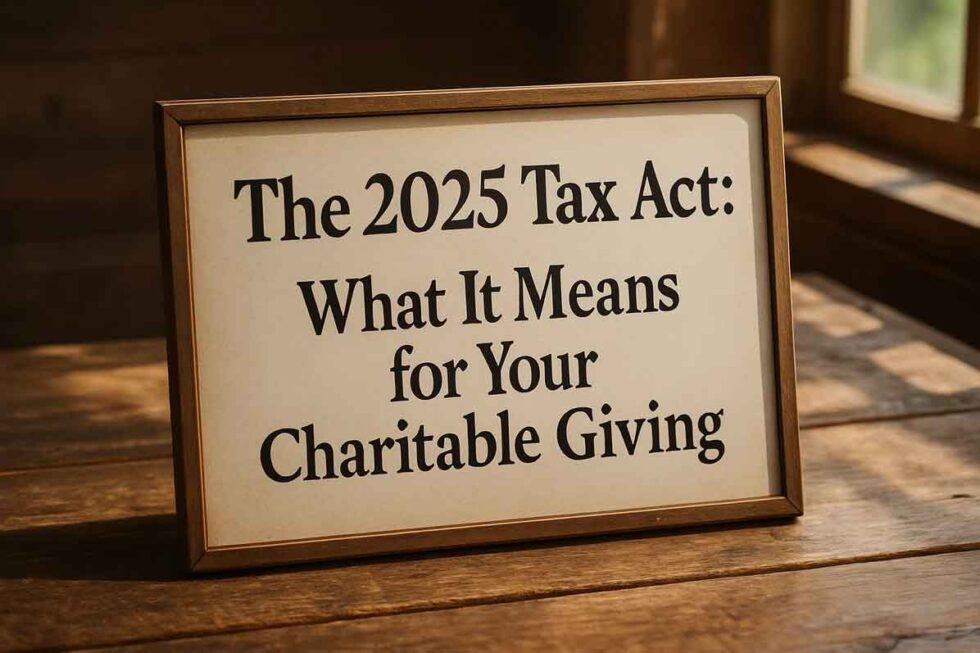 The 2025 Tax Act: What it Means for Your Charitable Giving | Prism ...